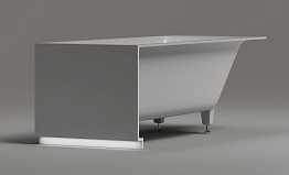 Ниша для ног с подсветкой в боковом экране